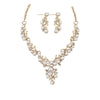 Pearl Rhinestone Necklace + Earrings Pearl Rhinestone Necklace + Earrings