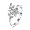 925 Silver Ring floral stone ring jewelry SVR119 925 Silver Ring floral stone ring jewelry SVR119
