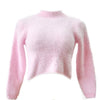 Women Sweater Long-sleeved High-necked Shirt Umbilical Bottomed Plush Top Blouse Female Fashion High Qaultiy #LSW