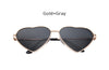 Women Heart Shape Sunglasses Ocean Lenses Sun Glasses For Female