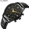 Luxury Brand CUENA  Fashion Men Watch Leather Casual Analog Quartz Watch Wristwatches Business Clock Man horloges mannen #XJ16