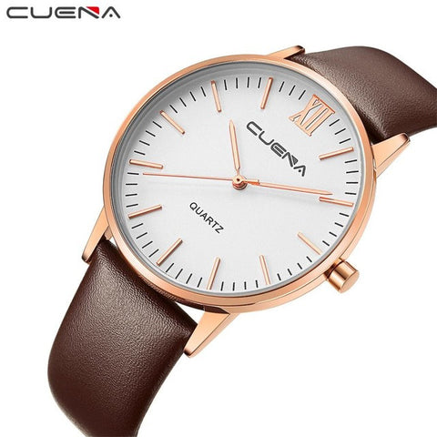 CUENA Watch Men Fashion Casual Business Style Quartz Analog Wrist Watches For Men Watches kol saati erkek montre homme #XJ11