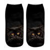 Popular Funny Unisex Short Socks 3D Cat Printed Anklet Socks Casual Socks