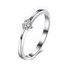 925 Sterling Silver Ring Inlaid heart ring jewelry wholesalers wholesale site factory direct SVR082