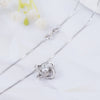 925 sterling silver necklace girls clavicle chain simple clover sterling silver pendant jewelry