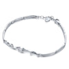 925 sterling silver bracelet women's simple fashion bracelet