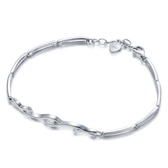 925 sterling silver bracelet women's simple fashion bracelet