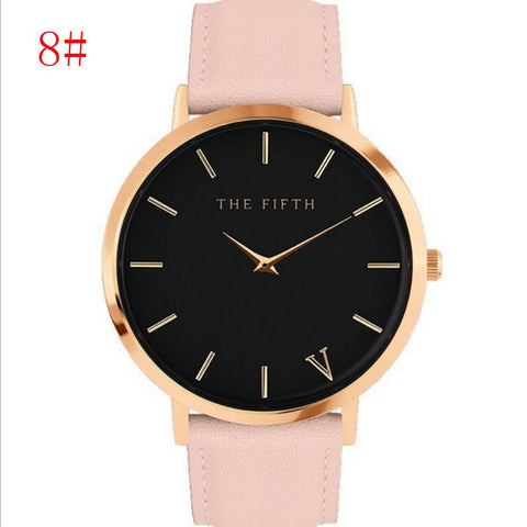 Thefifth watch Quartz watch Men's Watches Top Brand Luxury Leather Bus