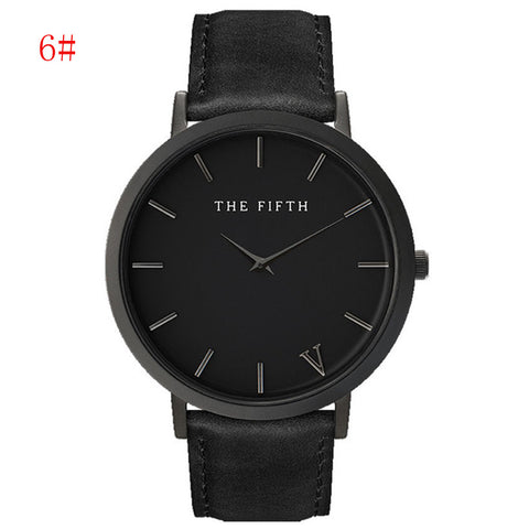 Thefifth watch Quartz watch Men's Watches Top Brand Luxury Leather Bus