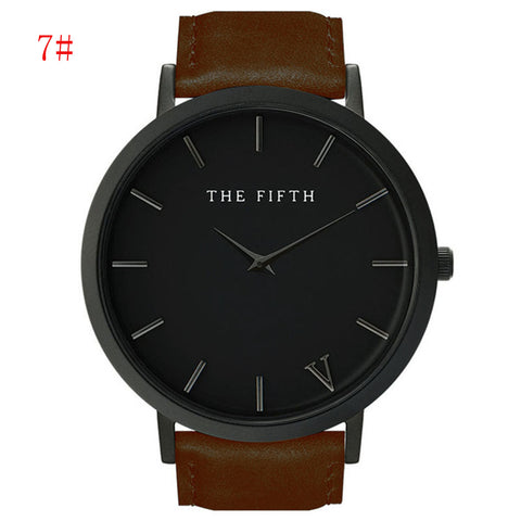 Thefifth watch Quartz watch Men's Watches Top Brand Luxury Leather Bus